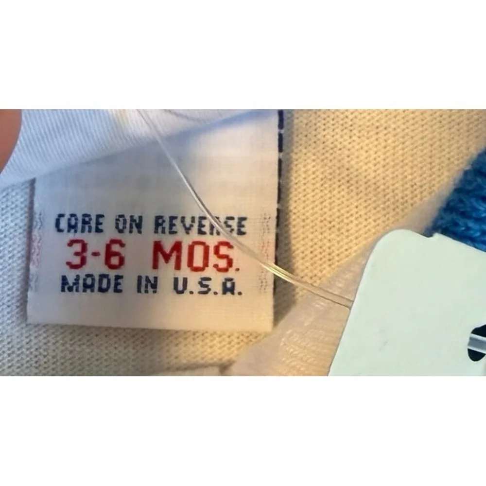 Vintage OshKosh Baby‎ Polo Shirt 3–6 Months Shark Whale Made USA NWT